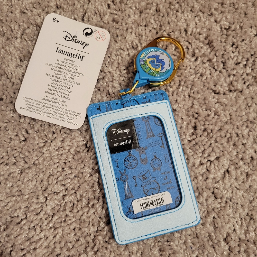 NWT Disney Loungefly Alice in Wonderland Lanyard